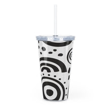 Load image into Gallery viewer, Plastic Tumbler with Straw
