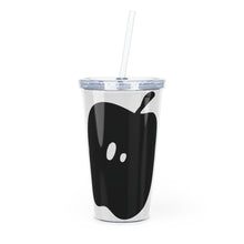 Load image into Gallery viewer, Plastic Tumbler with Straw