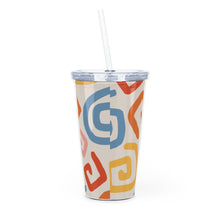 Load image into Gallery viewer, Plastic Tumbler with Straw