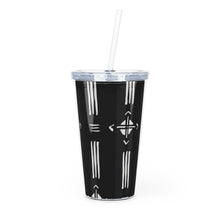 Load image into Gallery viewer, Plastic Tumbler with Straw