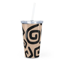 Load image into Gallery viewer, Plastic Tumbler with Straw