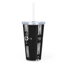 Load image into Gallery viewer, Plastic Tumbler with Straw