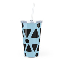 Load image into Gallery viewer, Plastic Tumbler with Straw