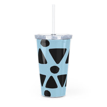 Load image into Gallery viewer, Plastic Tumbler with Straw