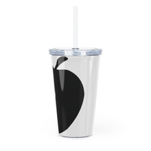 Load image into Gallery viewer, Plastic Tumbler with Straw