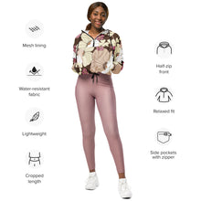 Load image into Gallery viewer, Women’s cropped windbreaker