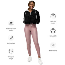 Load image into Gallery viewer, Women’s cropped windbreaker