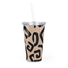 Load image into Gallery viewer, Plastic Tumbler with Straw