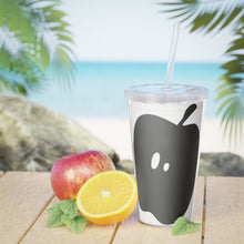 Load image into Gallery viewer, Plastic Tumbler with Straw