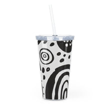 Load image into Gallery viewer, Plastic Tumbler with Straw