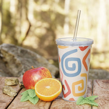 Load image into Gallery viewer, Plastic Tumbler with Straw