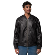 Load image into Gallery viewer, Leather Bomber Jacket
