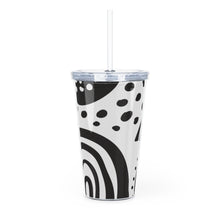 Load image into Gallery viewer, Plastic Tumbler with Straw