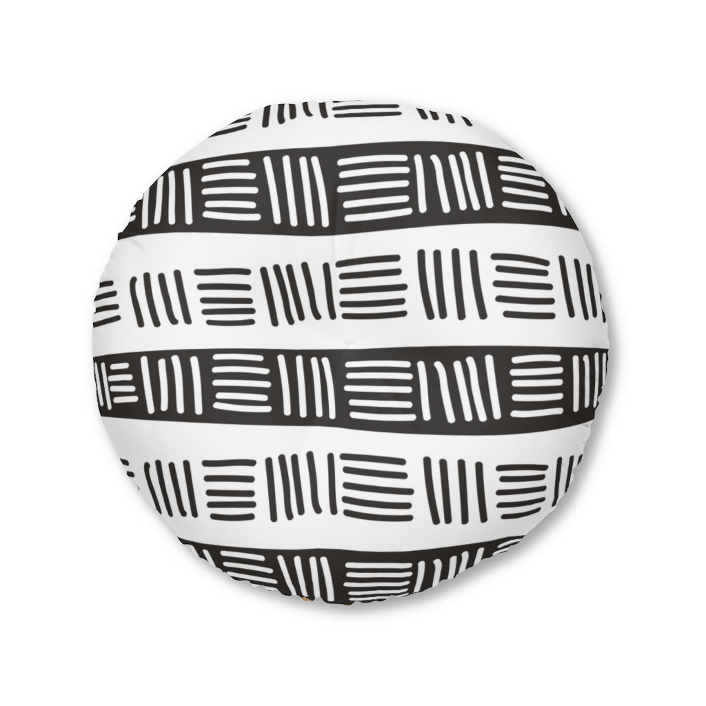 Tufted Floor Pillow, Round