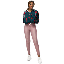 Load image into Gallery viewer, Women’s cropped windbreaker
