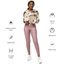 Load image into Gallery viewer, Women’s cropped windbreaker
