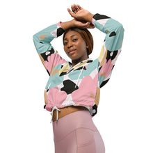 Load image into Gallery viewer, Women’s cropped windbreaker
