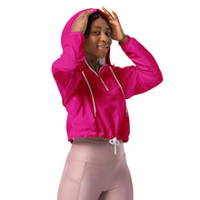 Load image into Gallery viewer, Women’s cropped windbreaker
