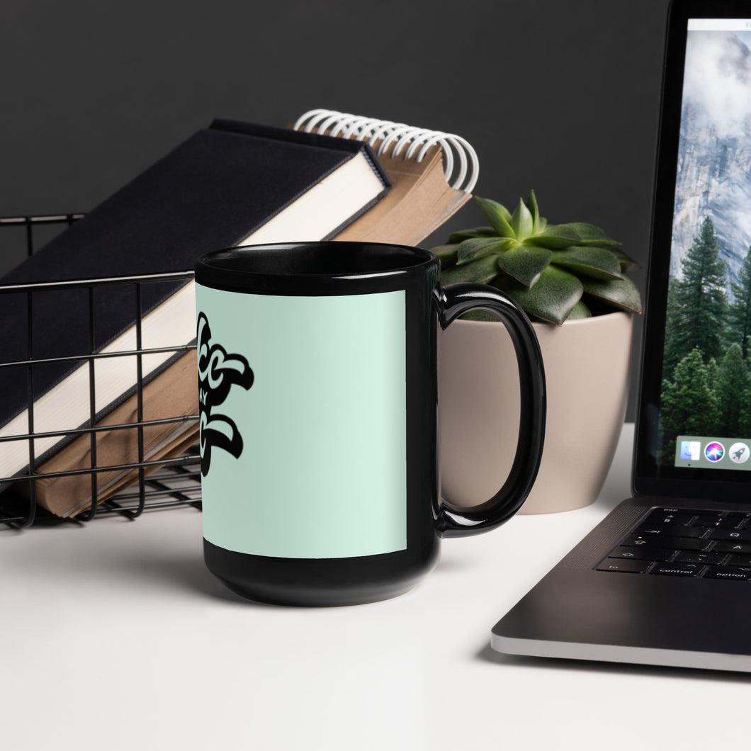 Black Glossy Mug