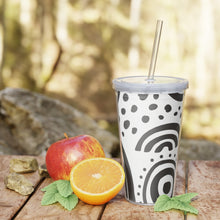 Load image into Gallery viewer, Plastic Tumbler with Straw
